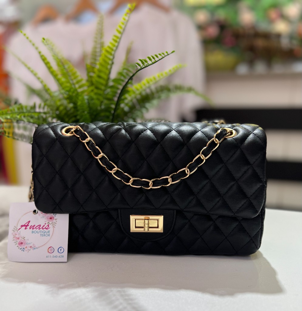 Bolso Rombo Negro