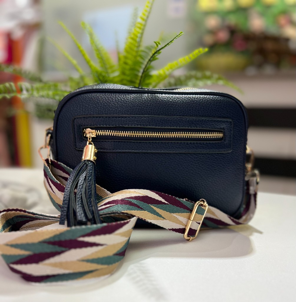 Bolso Cuadrado Azul Marino