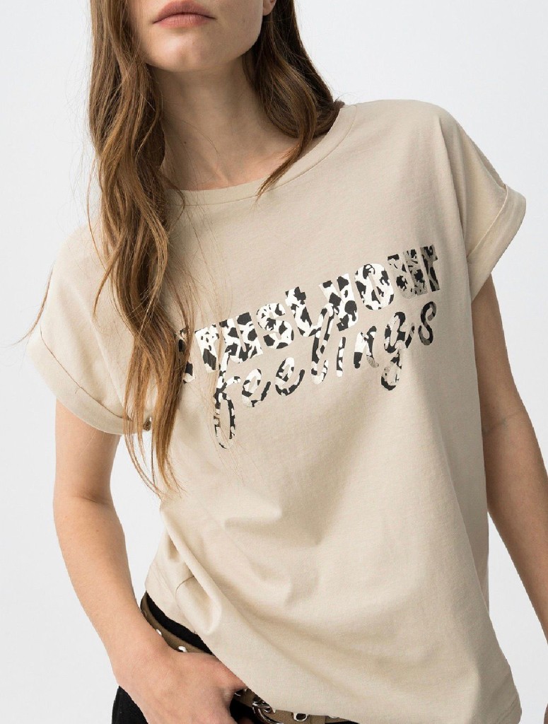 Camiseta estampado Animal Print 